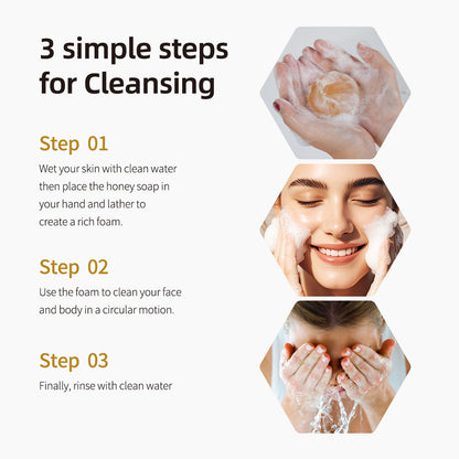 KELEEK® BEE VENOM ESSENTIAL OIL MULTI-PURPOSE HANDMADE SOAP, SUITABLE FOR FACE AND BODY