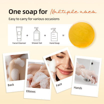 KELEEK® BEE VENOM ESSENTIAL OIL MULTI-PURPOSE HANDMADE SOAP, SUITABLE FOR FACE AND BODY