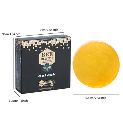 KELEEK® BEE VENOM ESSENTIAL OIL MULTI-PURPOSE HANDMADE SOAP, SUITABLE FOR FACE AND BODY